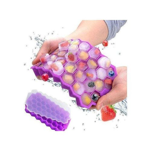 37 Grids Honeycomb Silicon Ice Cube Maker Tray Stackable Silicone Flexible Mold Freezer Gridding Easy Release Reusable mold