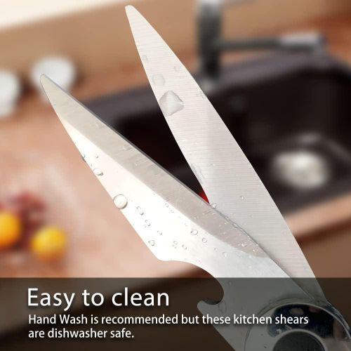 Heavy Duty Kitchen Multi-Purpose Shears for Meat, Fish &amp; Poultry – Stainless Steel Food Cutting Tool