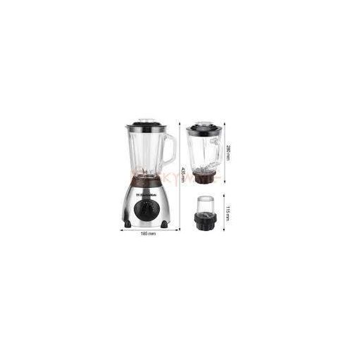 2-in-1 Blender &amp; Grinder – 350W, Stainless Steel Base, Glass Jar