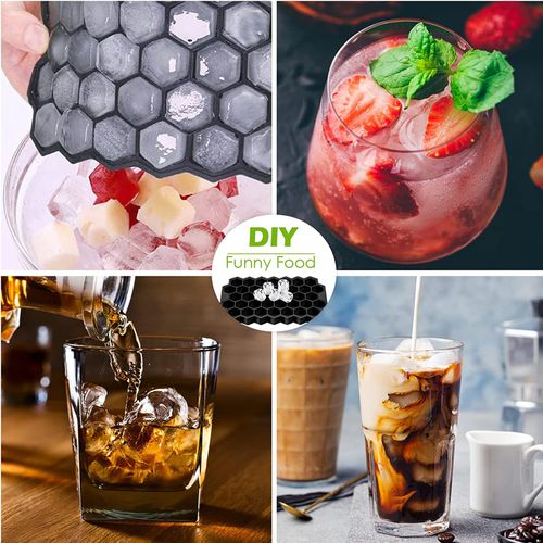 Small Silicone Ice Cube Tray With Removable Lid