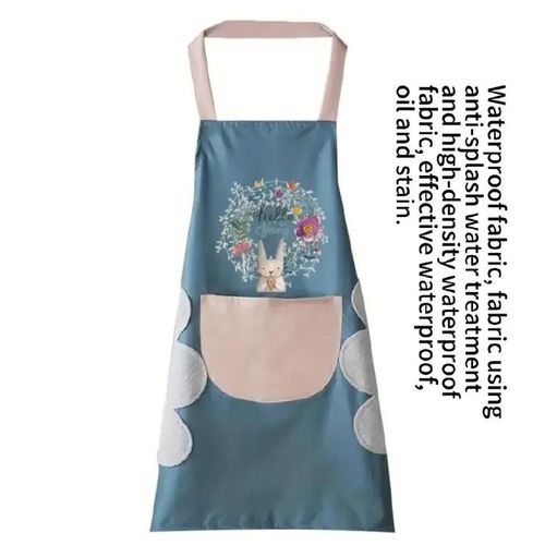 2pcs Apron Waterproof And Oil-proof Apron Adjustable Bib Apron Kitchen Cooking Aprons For Restaurant Casual Tie Back Patch Pockets Apron For Kitchen Women's Clothing Thanksgiving gifts Christmas gifts