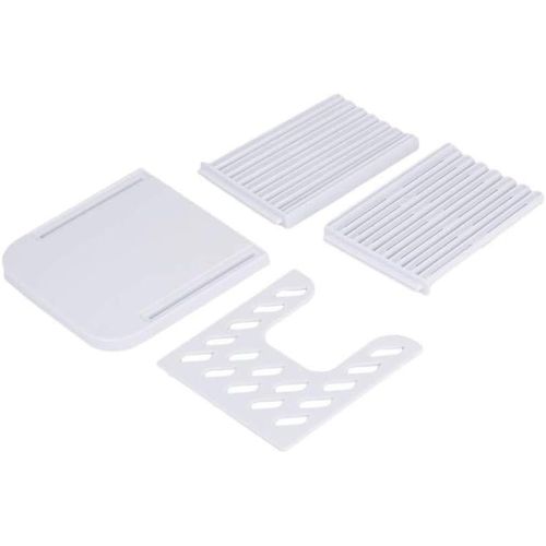 Adjustable Bread Slicer &amp; Cutting Guide for Homemade Bread - Foldable Plastic Kitchen Baking Tool