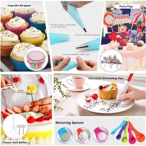 322-Piece Cake Turntable Set for Cake Decorating, Cake Decorating Tool, Decorating Spatula