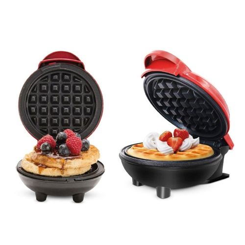 Mini Waffle Maker Breakfast Maker-Red