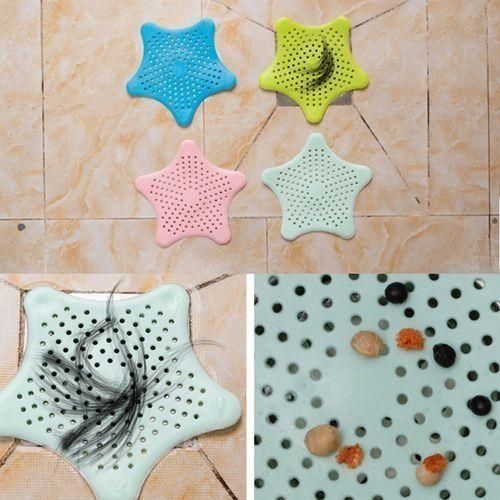 SXCHEN Set of 4 Anti-Clogging Sink Strainers Kitchen Floor Drain Vegetable Sink