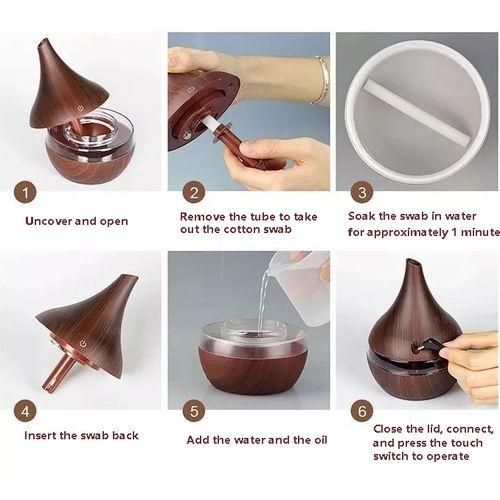 Mythco 300ml USB Air Humidifie Portable Essential Oil Aromatherapy Diffuser for Home &amp; Office