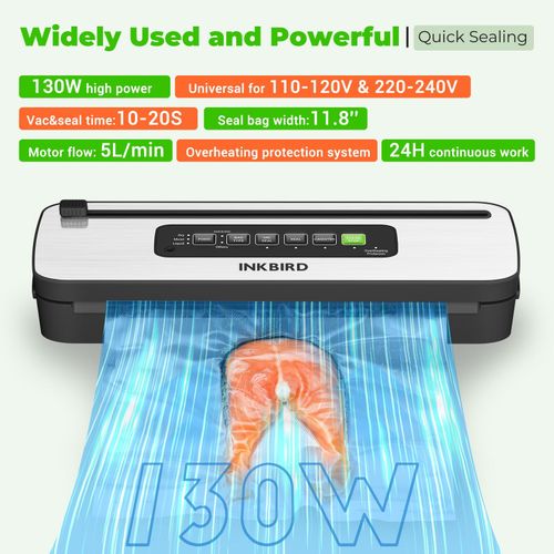 Inkbird Vacuum Sealer Machine Compact Food Vacuum Packer For Food Preservation