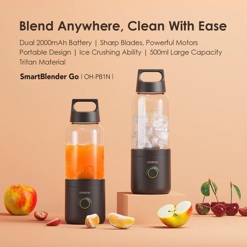 Oraimo SmartBlender Go Blend Anywhere, Clean With Ease Portable Blender