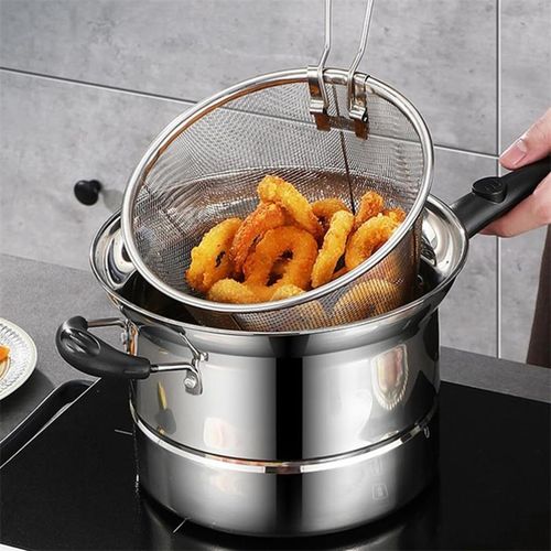 Multifunctional Stainless Steel Cooker/Steamer/Deep Fryer for Home