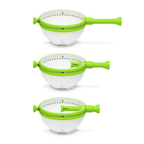 Salad Spin Dryer Kitchen Vegetable Washer Centrifugal Drain Basket