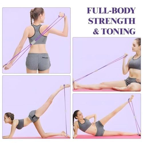 2 Pcs Resistance Band - Full Body Workout for Home &amp; Gym