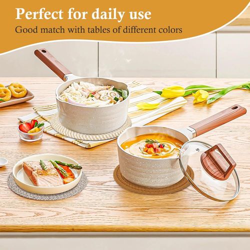 Flushrenic Mats Set for Hot Dishes,Anti Stain Hot Pads Plate,Heat Resistant Mat Protect Counter,Hot Pads for Hot pots and Pans,Hot Pot Holders Set