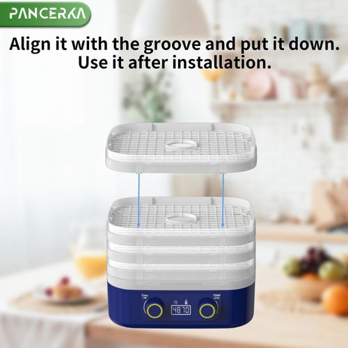 5 Tier Food And Dried Meat 360° Hot Air Food Dehydrators