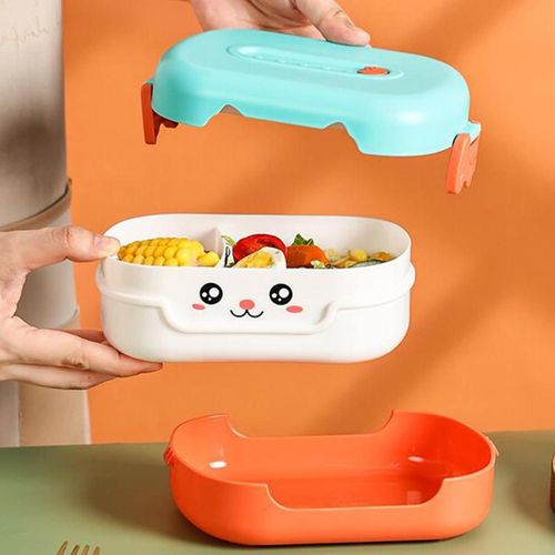 Flushrenic Lunch Box for Kids School, Food &amp; Snack Container for Kids &amp; Adults, Dishwasher &amp; Microwave Safe,BPA &amp; PVC Free,Leakproof