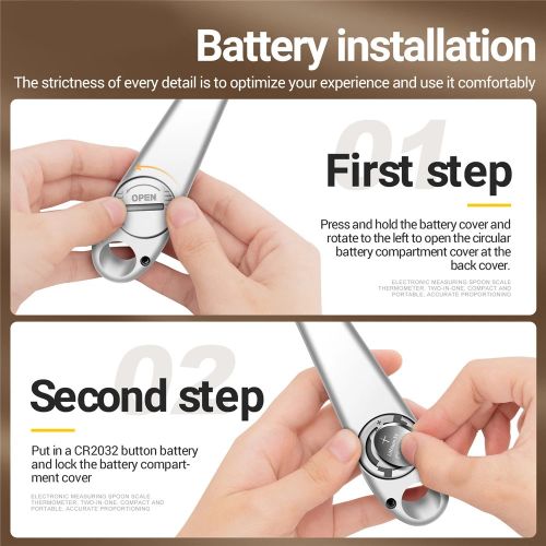 2 In 1 Electronic Measuring Spoon/Thermometer Kitchen Gadgets