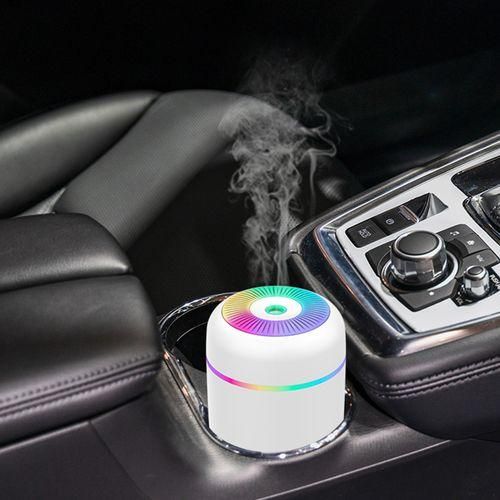 Mythco 300ml Portable Mini Humidifier, Colorful, Cool Mist, USB Charging - White, 2 SPRAY MODES