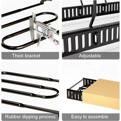 Foldable multifunctional kitchen storage rack, pot lid storage rack