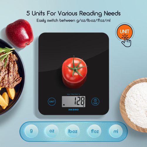 Inkbird Bluetooth Digital Kitchen Scale Smart Food Scale for Fitness Cooking