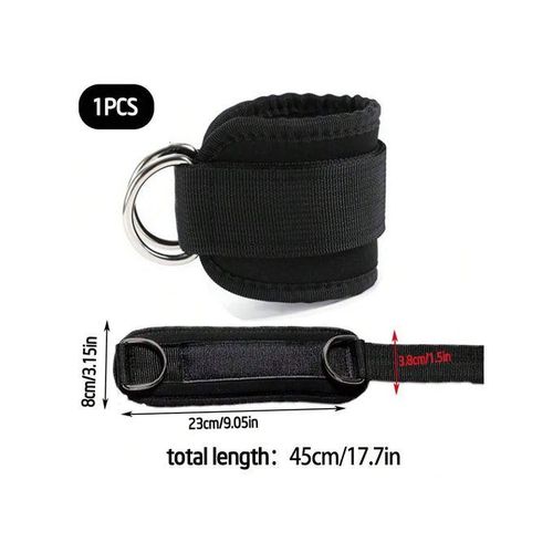 1pc Strap Cable Hine Resistance Band Adjustable Comfortable Ankle Cuff Glutes Kickbacks, Leg