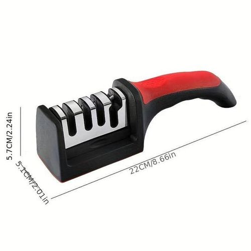 Knife Sharpener 4 Stages Professional Kitchen Sharpening Stone Tungsten Dia