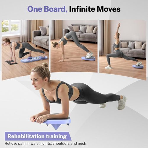 TodyJeyHo Pilates Board, Foldable Pilates Reformer Equipment with Timer, 7-in-1 Multi-Purpose Portable Pilates Reformer Machine Home Pilates Kit for Home Workout, Fitness, Exercise, Abs, Core Equipment