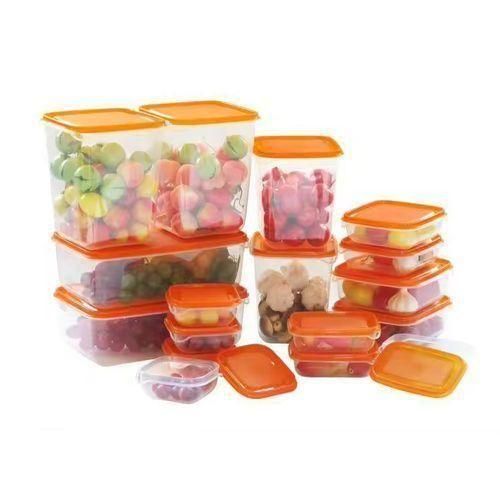 17-Piece BPA-Free Microwaveable and Freezer-Safe Storage Container Set with Lids (Orange)
