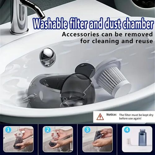 USB Rechargeable Portable Handheld Vacuum Cleaner