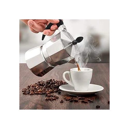 Aluminum Mocha Coffee Pot Rapid Stovetop Coffee Brewer