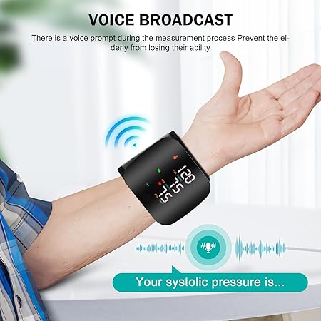 Automatic Wrist Blood Pressure Monitors with LCD Touch Scree