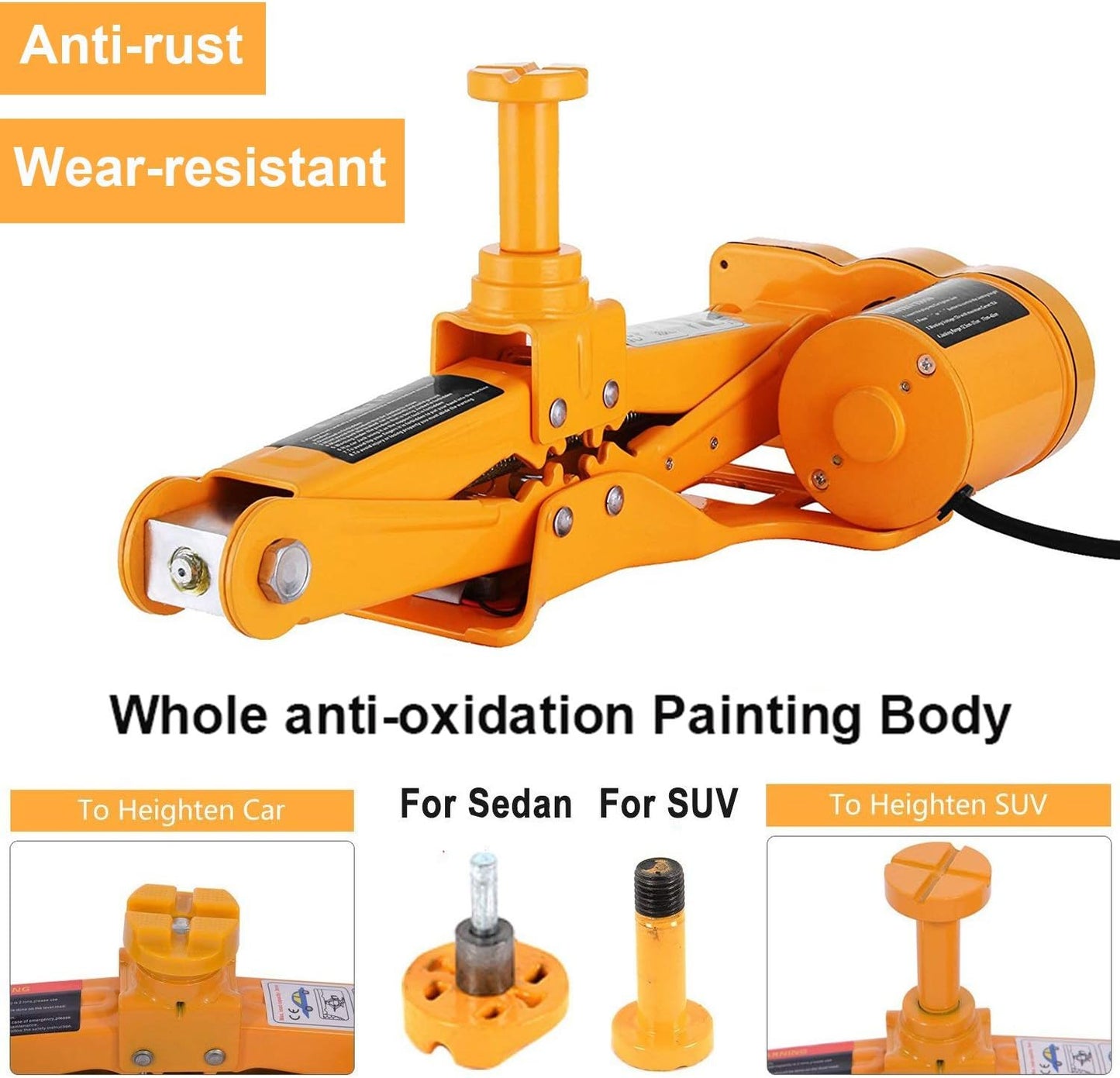 Heavy-duty Electric Car Jack