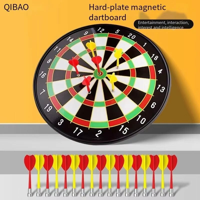 12-inch dartboard set - 9 powerful magnetic darts