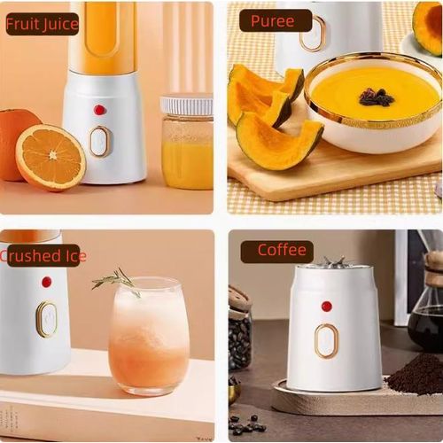 Portable Dual Cup USB Juicer - White
