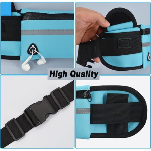 Sporty Waist Belt Bag with Phone Holder, Ideal for Runners - Comfortable and Stylish Running Belt for Men and Women
