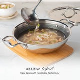 Stahl Triply Stainless Steel Cookware Set Combo | Frying Pan, Sauce Pan & Pot with Lids