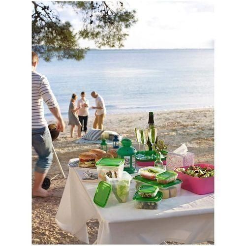 Green 17PCS Plastic Storage Box for Household Food and Fruit Packaging