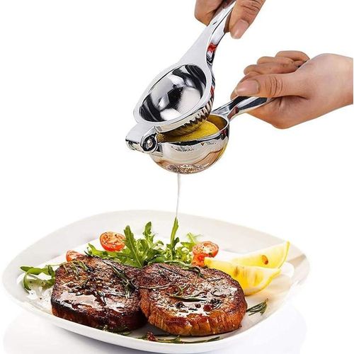 KnMn Large Size Lemon Squeezer Heavy Duty Zinc Manual Lemon Juicer