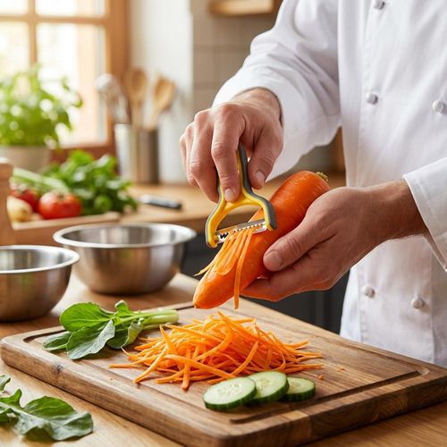Y Peelers for Kitchen, 3Pcs Stainless Steel Vegetable Peeler - Multifunctional Potato Peelers for Fruits Carrot Kitchen Utensils (Red, Yellow, Green)