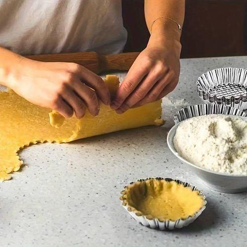 20pcs Egg Tart Molds, Multi-Function Cake Molds, Cupcake Molds, Baking Tools