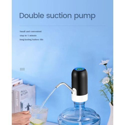 800MAH Rechargeable Automatic Water Dispenser Pump– Convenient &amp; Portable Electric Bottle Pump for Home, Office, and Outdoor Use