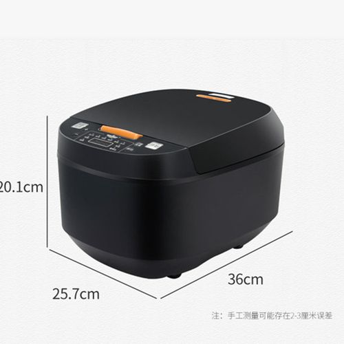 5L Multifunctional Non-Stick Rice Cooker For Kitchen Smart Home - UK - Black