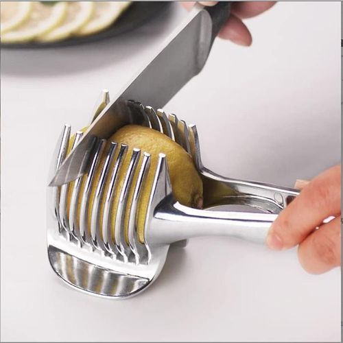 Aluminum Alloy and ABS Slicers for Fruits, Lemon Cutter, Tomato Slicer, Lemon Cutter (2 Pack)