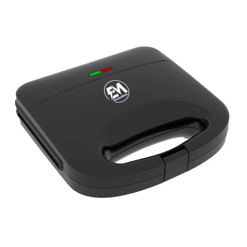 Em ElectroMate Sandwich Maker Toaster 2-Slice Non-Stick 750W Black SM01 (1YR WRTY)