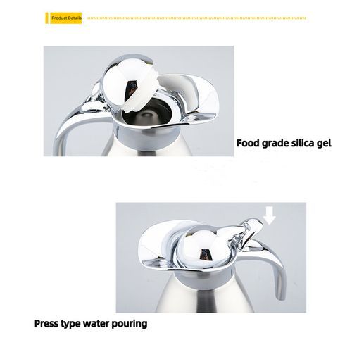 Unbreakable Stainless Hot Cold Water Flask Thermos Vacuum 2L