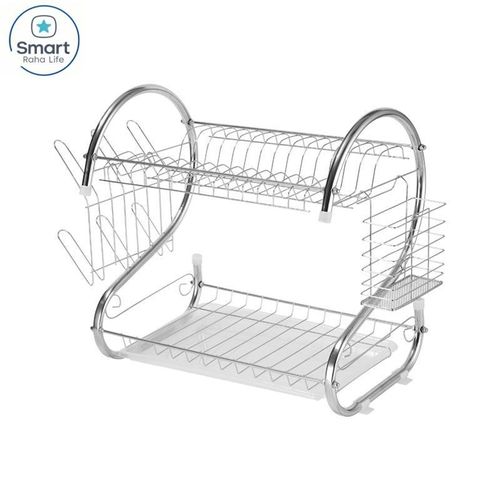 Smartraha life RahaLife 20nch Stainless Steel Dish Rack-2 Tier