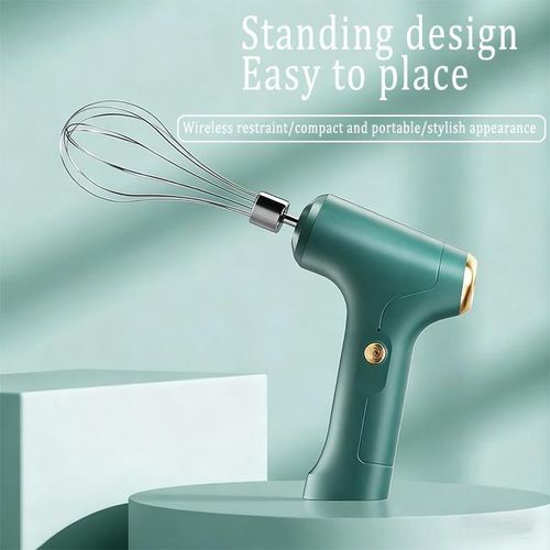 Home milk mixer, wireless multifunctional cr-eam frother, small milk frother, cake baking and egg beater