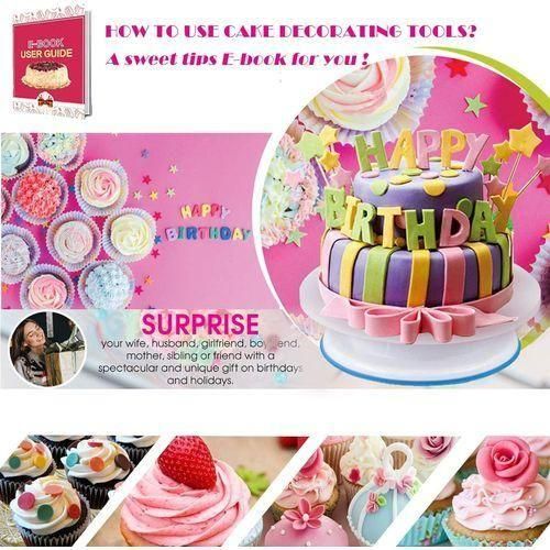 322-Piece Cake Turntable Set for Cake Decorating, Cake Decorating Tool, Decorating Spatula