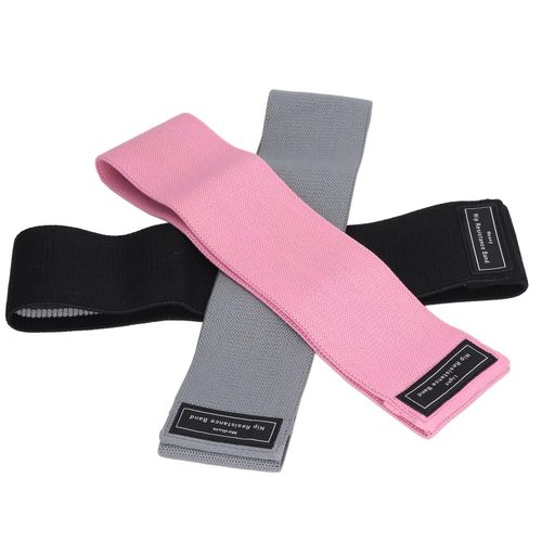 3PCS Resistance Bands Elastic High Pulling Force Exercise Workout Band for Legs Squat Hip Training