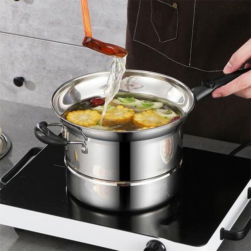 Multifunctional Stainless Steel Cooker/Steamer/Deep Fryer for Home