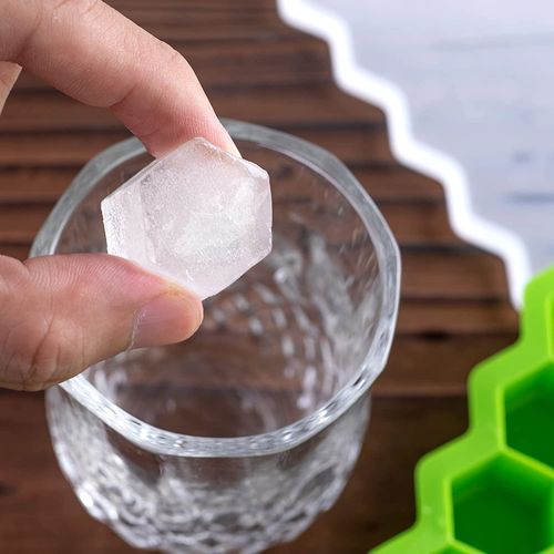 Small Silicone Ice Cube Tray With Removable Lid