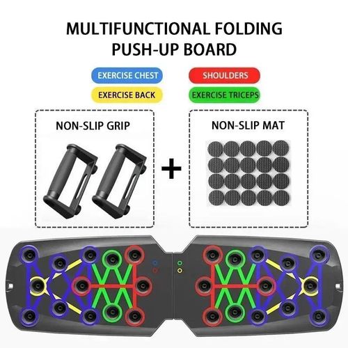 VIC Portable Multifunctional PuSh-up Board Set With Handles Foldable Fitness Equipment